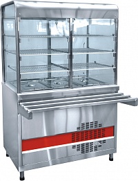 Прилавок-витрина холодильный «Аста» ПВВ-70КМ-С-02-НШ
