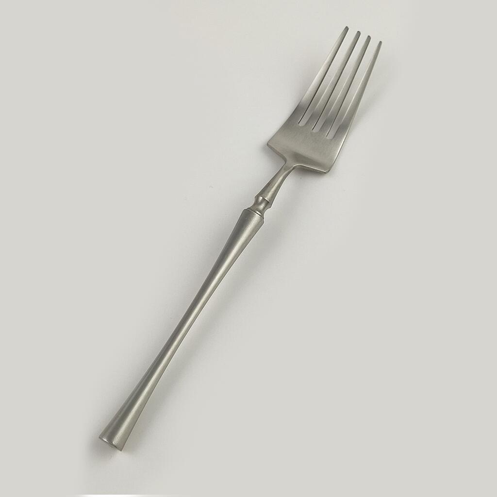 Вилка столовая 21 см матовая цвет серебро PVD 1920-Silvery P.L. [12]