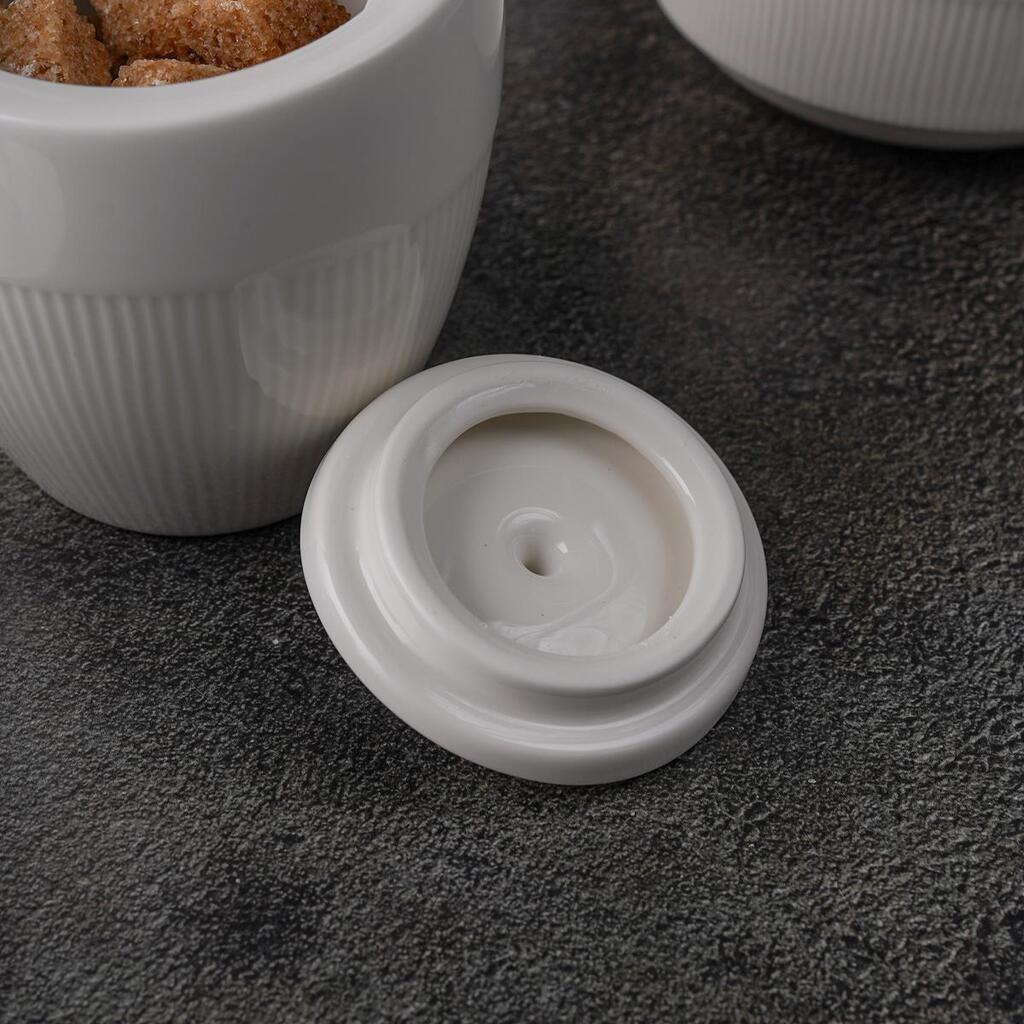 Сахарница 260 мл с крышкой d 8,5 см h9 см Neo Silk Noble [1]