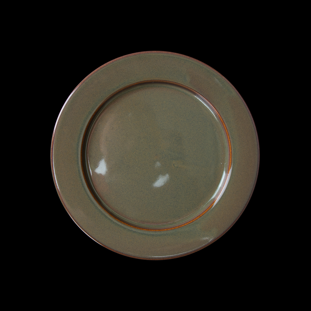 Тарелка мелкая 9" 228 мм сине-зеленый «Corone Gourmet Colore»