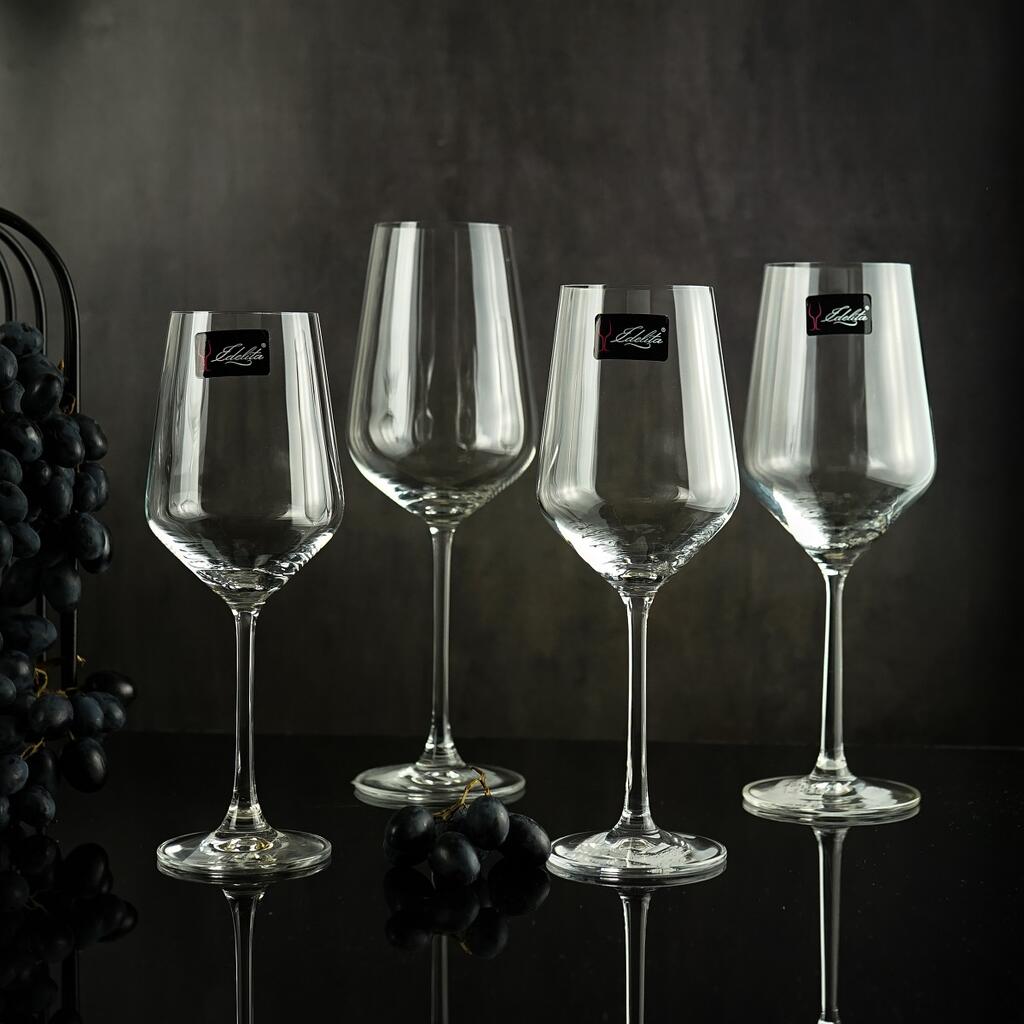 Бокал для вина 350 мл хр. стекло Hotel "Edelita" d 5,5 см h22 см P.L. - BarWare [6]