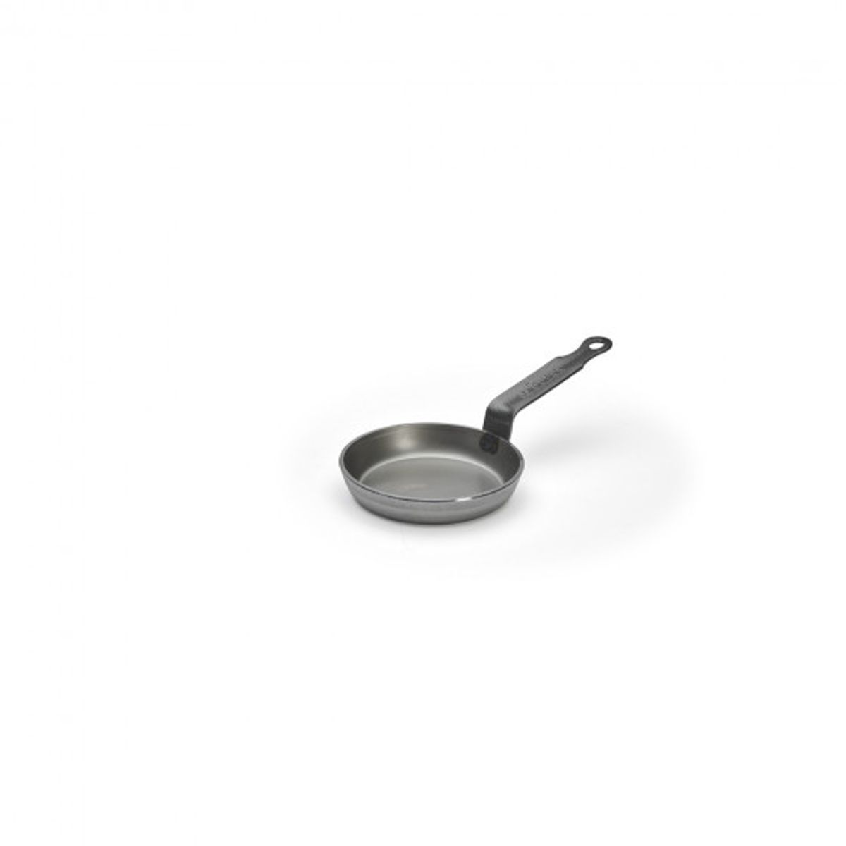 Сковорода для оладьев d=12 см. белая сталь (индукция) Carbone Steel De Buyer (5140.12) /1/10/