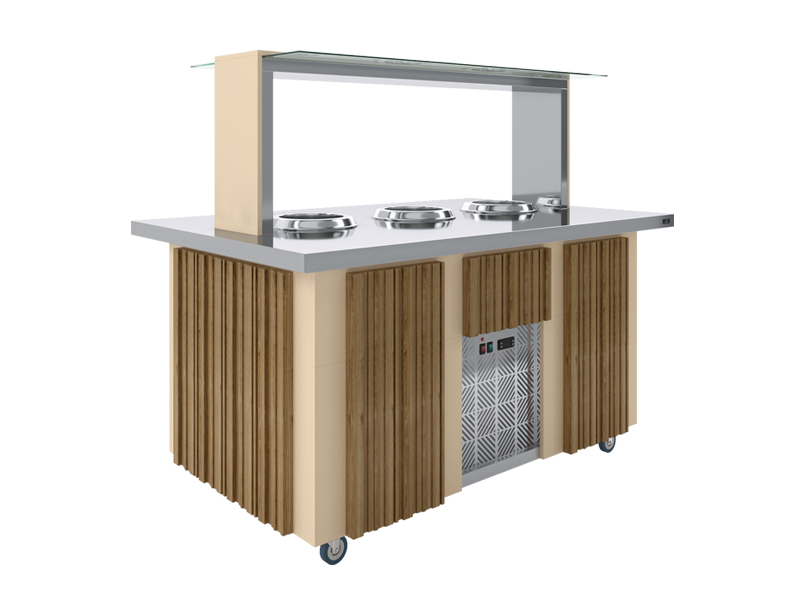 Салат-бар под электрические супницы Luxstahl СБС-1500 Premium