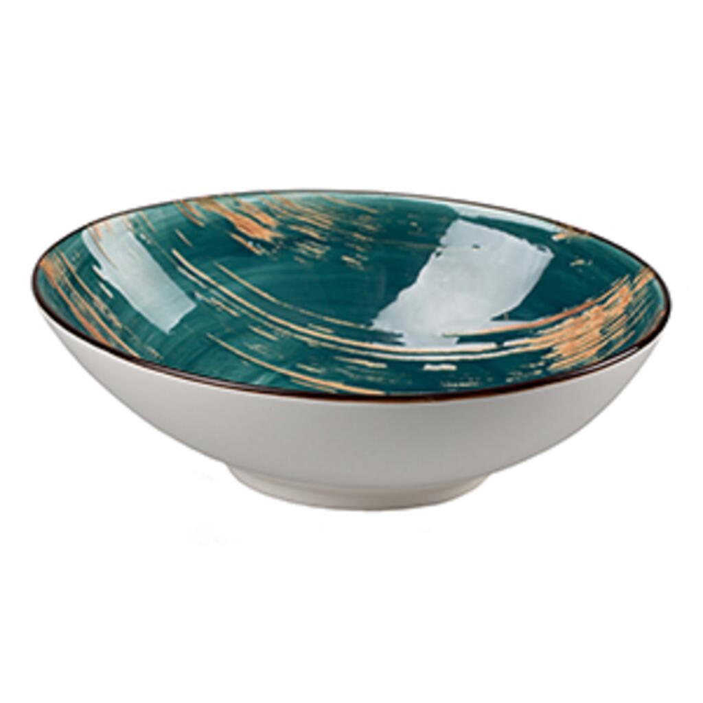 Салатник  500 мл 20*14 см h6 см Texture Dark Green P.L. Proff Cuisine [4]