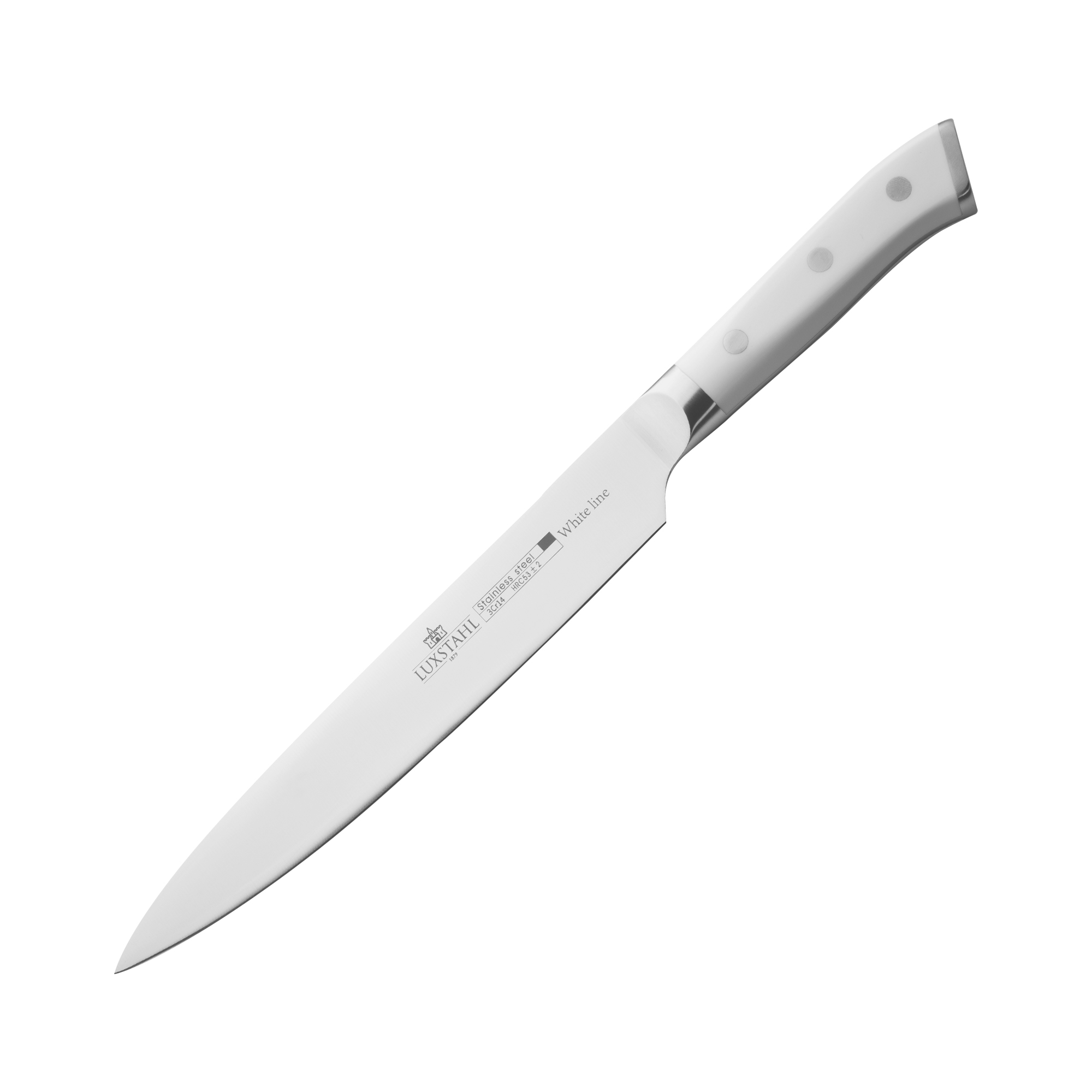 Нож универсальный 200 мм White Line Luxstahl [XF-POM BS142]