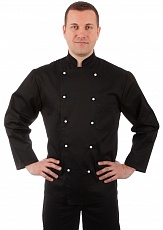 Куртка шеф-повара черная мужская [00001]