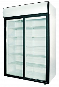 Шкаф холодильный ШХ-1,0 (DM110Sd-S) (стеклянные двери-купе)