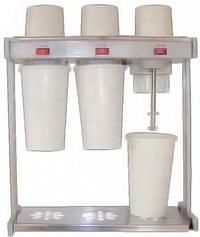 Миксер для молочных коктейлей 1000+1000+1000 мл (3 стакана) ВОРОНЕЖ 