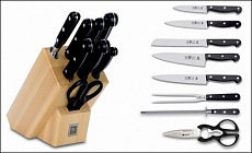 Набор ножей 8 пр.в дерев.подставке TECHNIK Icel Z Technic