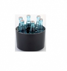 Емкость для охлаждения бутылок d=23 см. h=14 см. черная, пласт. APS 