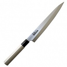 Нож кухонный д/суши Сашими "Янагиба" дл. лезвия 270 мм. Дамаск