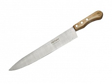 Нож поварской 330/460 мм большой с дерев. ручкой Поварская тройка