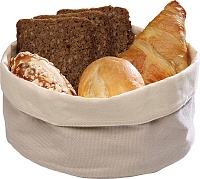 Корзина для хлеба круглая 20х9 см. хлопок, бежевая APS 