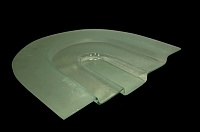 Этажерка для сервировки 3 яруса 500*400 мм. прозр. стекло 3D 