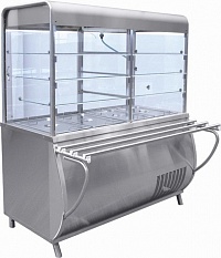 Прилавок-витрина холодильный «Патша» ПВВ(Н)-70М-С-НШ