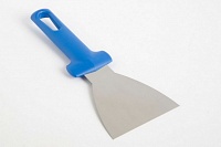 Лопатка для пиццы треугольная 10*9 см. нерж. ручка пластик Gimetal 