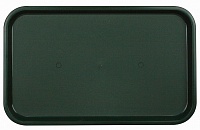 Поднос столовый из полистирола 530х330 мм темно-зеленый [1737]
