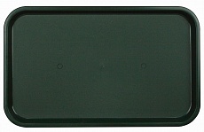 Поднос столовый из полистирола 530х330 мм темно-зеленый [1737]