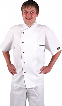 Куртка шеф-повара короткий рукав белая [0299] 