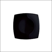 Тарелка квадр. 190*190 мм. десерт. черная Квадрат (06893) /6/ Delice Black