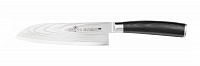 Нож поварской «Сантоку» 163 мм Premium Luxstahl [ZR-HB001-3]
